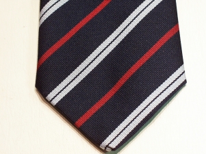 Royal Corps of Transport polyester striped tie - Click Image to Close