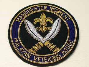 The Manchester Regiment (Malayan Veterans Association) blazer ba - Click Image to Close