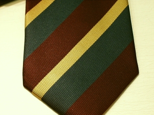 Royal Dragoon Guards polyester striped tie bes - Click Image to Close