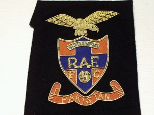 RAF Pakistan FC blazer badge - Click Image to Close