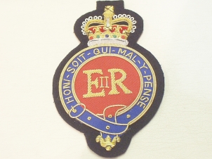 Household Cavalry blazer badge - Click Image to Close