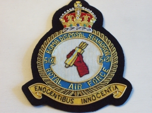 5131 Bomb Disposal Sqdn KC blazer badge - Click Image to Close
