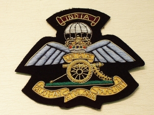 Airborne Artillery (India) blazer badge - Click Image to Close
