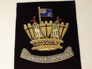 Royal Fleet Auxiliary blazer badge - Click Image to Close