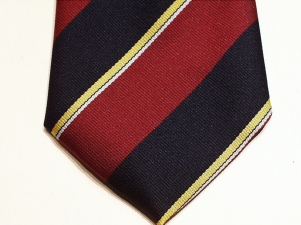 Royal Army Pay Corps polyester striped tie 123 - Click Image to Close