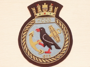 HMS Hood blazer badge - Click Image to Close