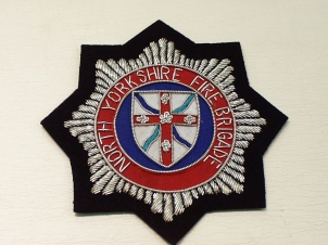 North Yorkshire Fire Brigade blazer badge - Click Image to Close