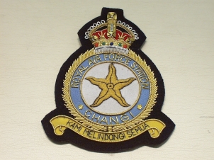 RAF Changi blazer badge - Click Image to Close
