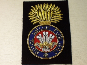 The Royal Welch Fusiliers blazer badge - Click Image to Close