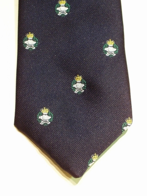 Royal Tank Regiment polyester crested tie - Click Image to Close