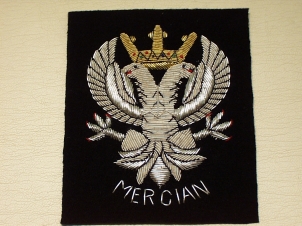 Mercian Regt blazer badge - Click Image to Close