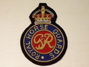 Royal Horse Guards GV1 blazer badge 139 - Click Image to Close