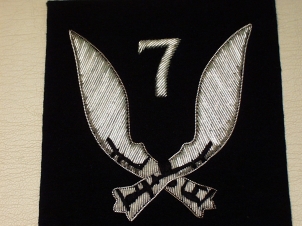 7 Gurkha Rifles blazer badge - Click Image to Close