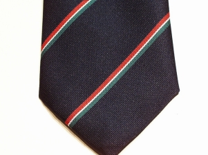 Merchant Navy polyester striped tie - Click Image to Close