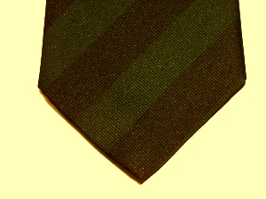 Rifle Brigade (Prince Consort's Own) polyester striped tie 118 - Click Image to Close