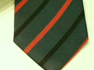 Royal Green Jackets polyester striped tie bes - Click Image to Close
