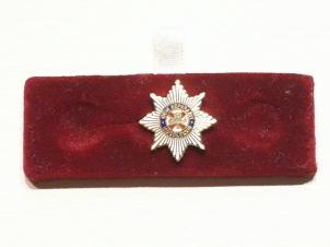 Irish Guards lapel badge - Click Image to Close