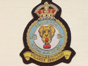 281 Sqdn RAF KC blazer badge - Click Image to Close