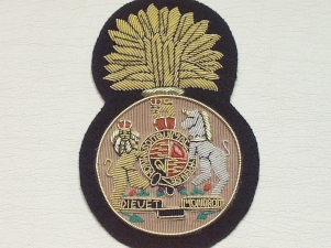 Royal Scots Fusiliers blazer badge 156 - Click Image to Close