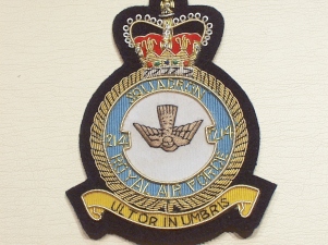 214 Squadron QC RAF blazer badge - Click Image to Close