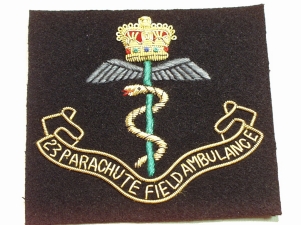 23 Parachute Field Ambulance RAMC blazer badge - Click Image to Close