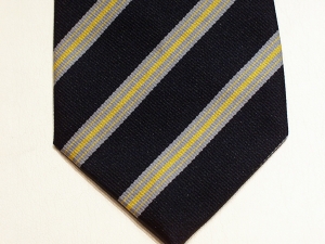 Army Catering Corps polyester striped tie - Click Image to Close
