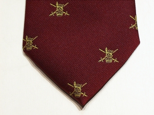 Regular Army polyester crested tie - Click Image to Close