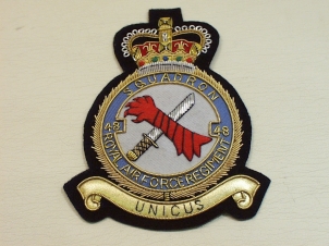 48 Squadron RAF Regt blazer badge - Click Image to Close
