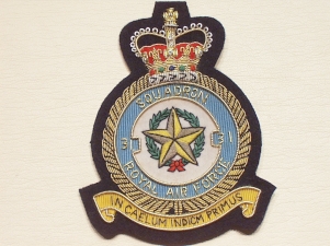 31 Sqdn QC RAF blazer badge - Click Image to Close