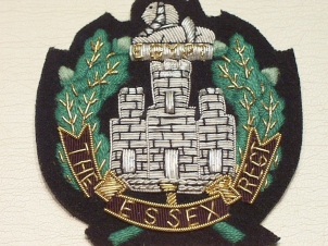 Essex Regiment blazer badge - Click Image to Close