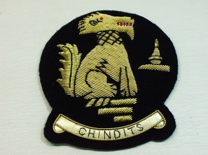 Chindits with title blazer badge - Click Image to Close