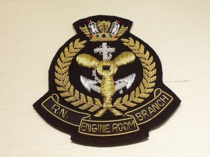 Royal Navy Engine Room Branch blazer badge - Click Image to Close