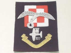 307 Squadron Polish Air Force blazer badge - Click Image to Close