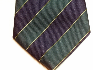 Somerset Light Infantry (Prince Albert's) polyester striped tie - Click Image to Close