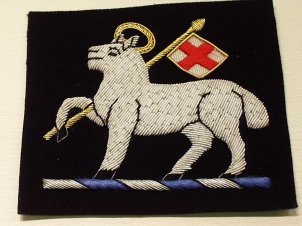The West Surrey (Queen's Royal)Regiment blazer badge - Click Image to Close