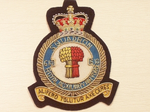 610 R Aux Air Force blazer badge - Click Image to Close