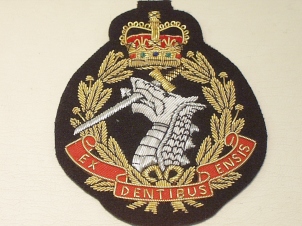 Royal Army Dental Corps blazer badge - Click Image to Close