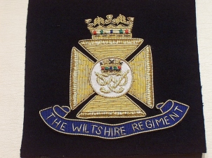 The Wiltshire Regiment blazer badge - Click Image to Close