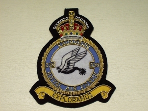 239 Squadron KC RAF blazer badge - Click Image to Close