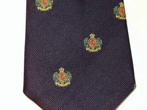 Royal Engineers crested silk tie - Click Image to Close