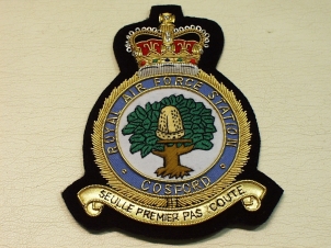 RAF Station Cosford blazer badge - Click Image to Close