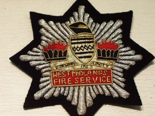 West Midlands Fire Service blazer badge - Click Image to Close