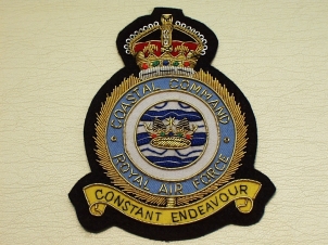 RAF Coastal Command KC blazer badge 109 - Click Image to Close