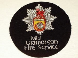 Mid - Glamorgan Fire Service blazer badge - Click Image to Close