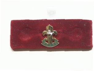 Kings Amalgamated Regt lapel badge - Click Image to Close