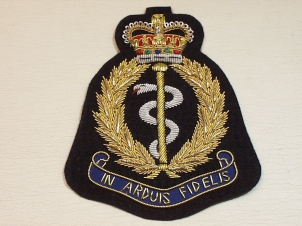 Royal Army Medical Corps (In Arduis Fidelis) QC blazer badge 121 - Click Image to Close
