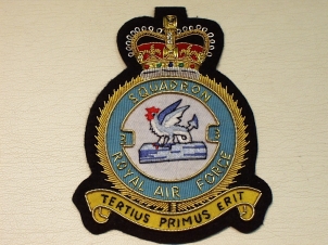 3 Squadron QC RAF blazer badge - Click Image to Close