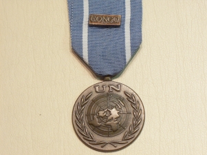 UN Congo 1st issue (ONUC) full sized medal - Click Image to Close