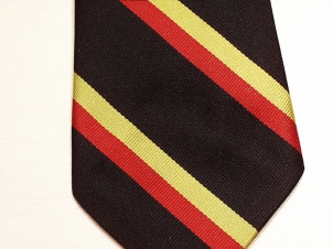 Royal Norfolk Regiment polyester striped tie - Click Image to Close