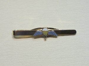Parachute Qualification wings tie slide - Click Image to Close